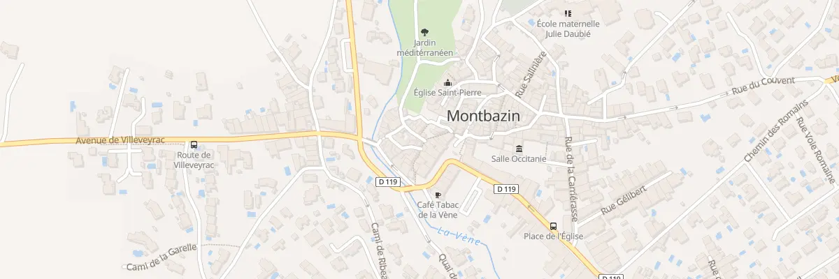Plan du 11 Rue du Portail à Montbazin