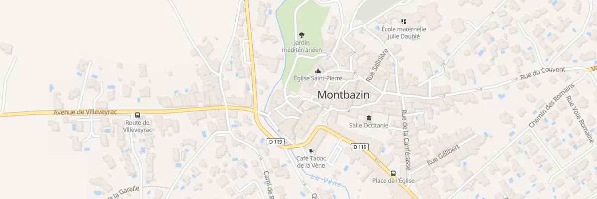 Plan du 7 Rue du Four à Montbazin