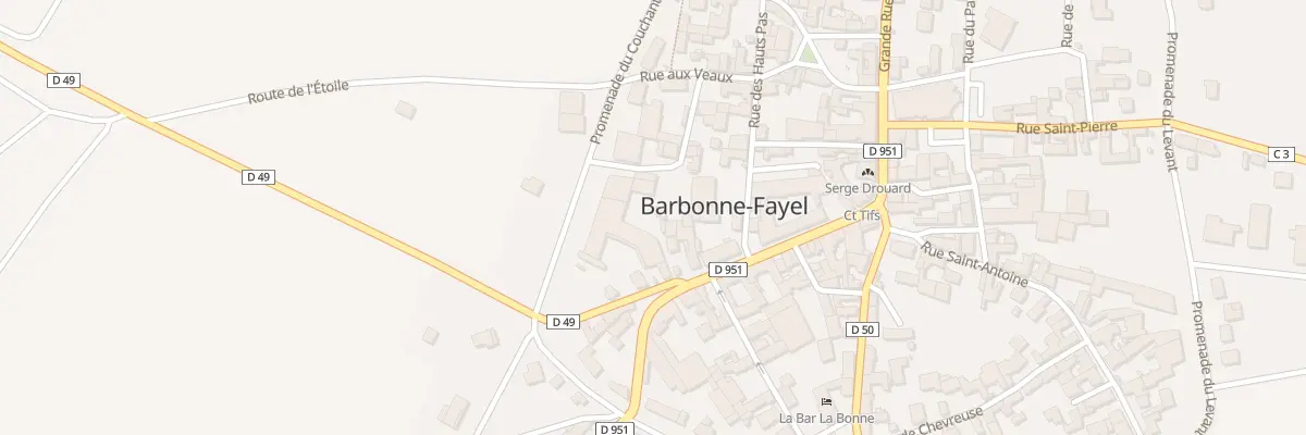 Plan du 2A Rue de la Brèche à Barbonne-Fayel