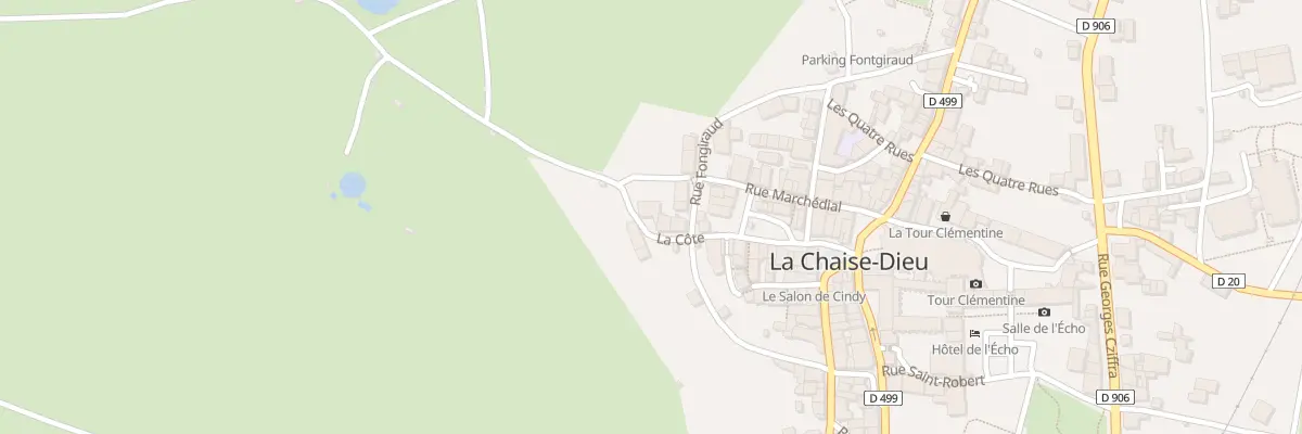 Plan du 5121 Rue de la Côte à La Chaise-Dieu