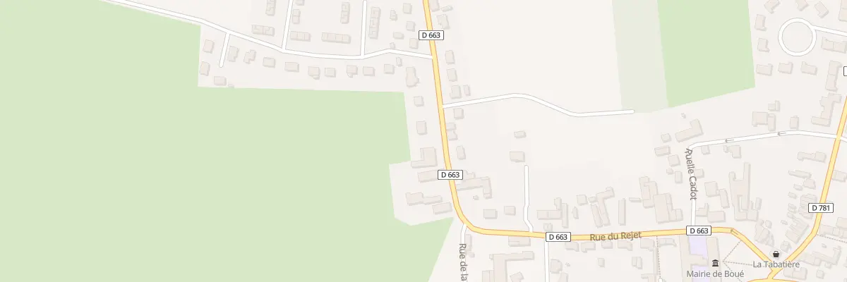 Plan du 33 Rue d’Oisy à Boué