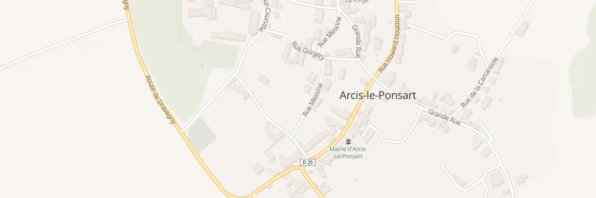 Plan du 1B Rue Messine à Arcis-le-Ponsart