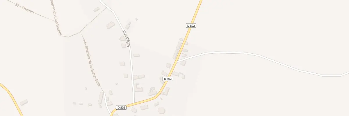 Plan du 13 Rte d’Arcis-le-ponsart à Vézilly