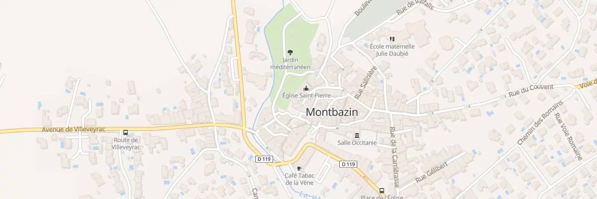 Plan du 6 Pl du Château à Montbazin