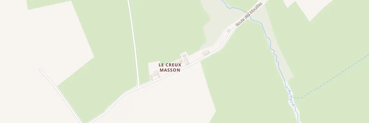 Plan du 1837 Rte des Mouilles à Cronat