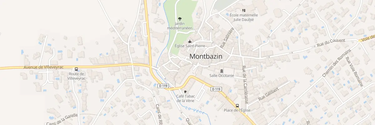 Plan du 1 Rue du Four à Montbazin