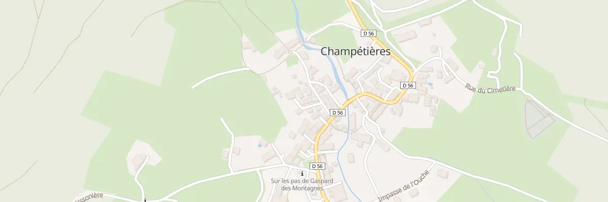 Plan du 5047 Le Bourg à Champétières