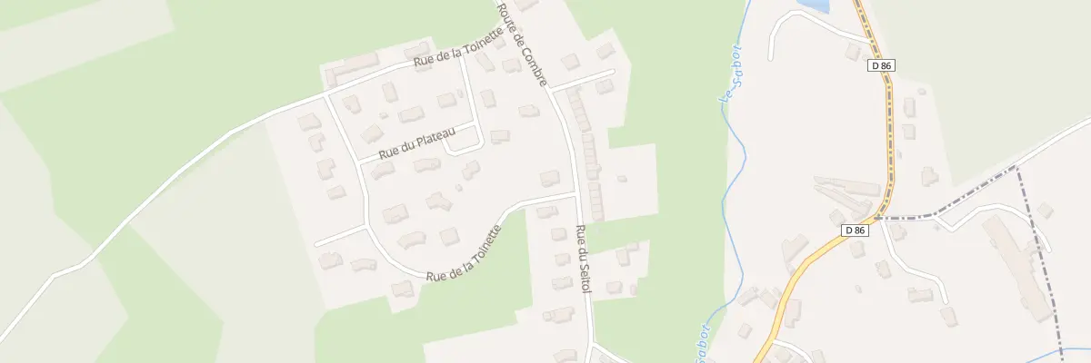 Plan du 9004 Rue du Seitol à Chabreloche