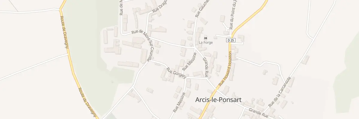 Plan du 9 Rue Messine à Arcis-le-Ponsart