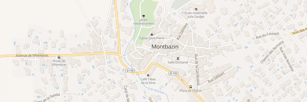 Plan du 2 Rue du Four à Montbazin