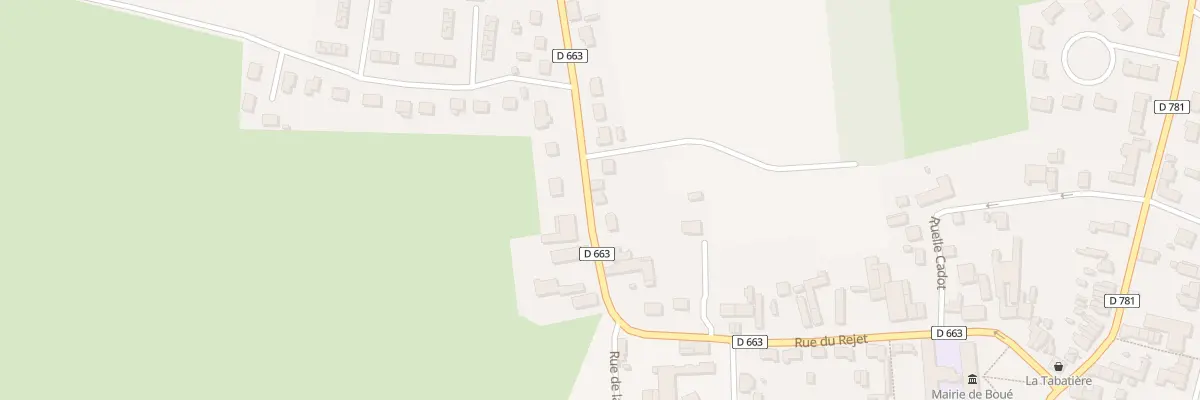 Plan du 28 Rue d’Oisy à Boué
