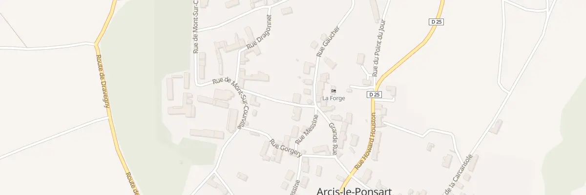 Plan du 30 Gr Grande Rue à Arcis-le-Ponsart