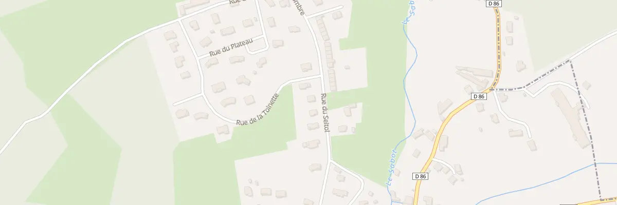 Plan du 9006 Rue du Seitol à Chabreloche