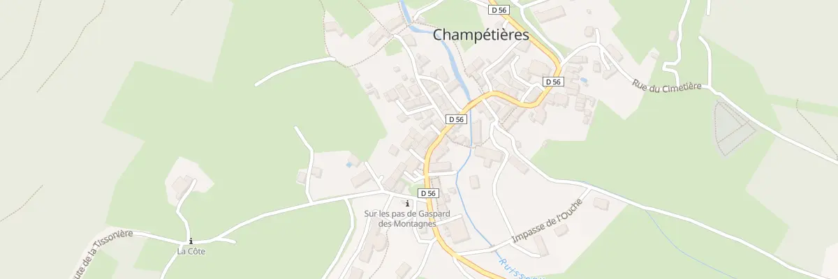 Plan du 5039 Le Bourg à Champétières