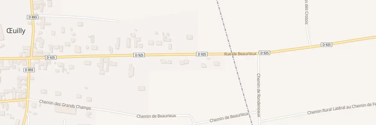 Plan du 32 Rue de Beaurieux à Œuilly