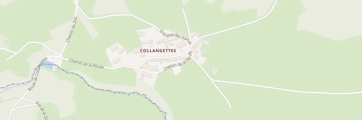 Plan du 5165 Collangettes à Champétières