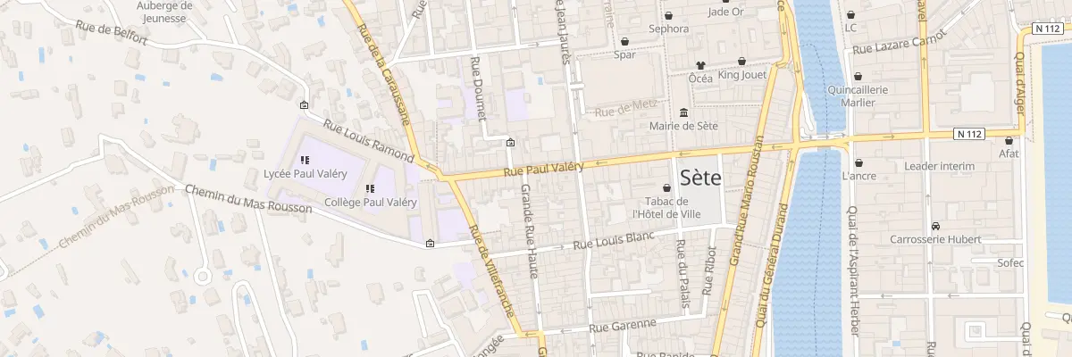 Plan du 35 Rue Paul Valéry à Sète