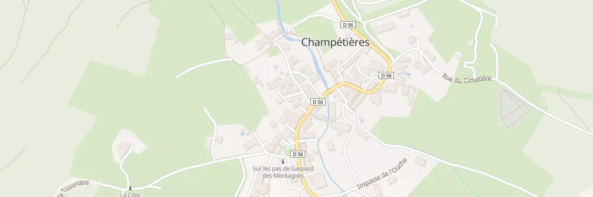 Plan du 5044 Le Bourg à Champétières