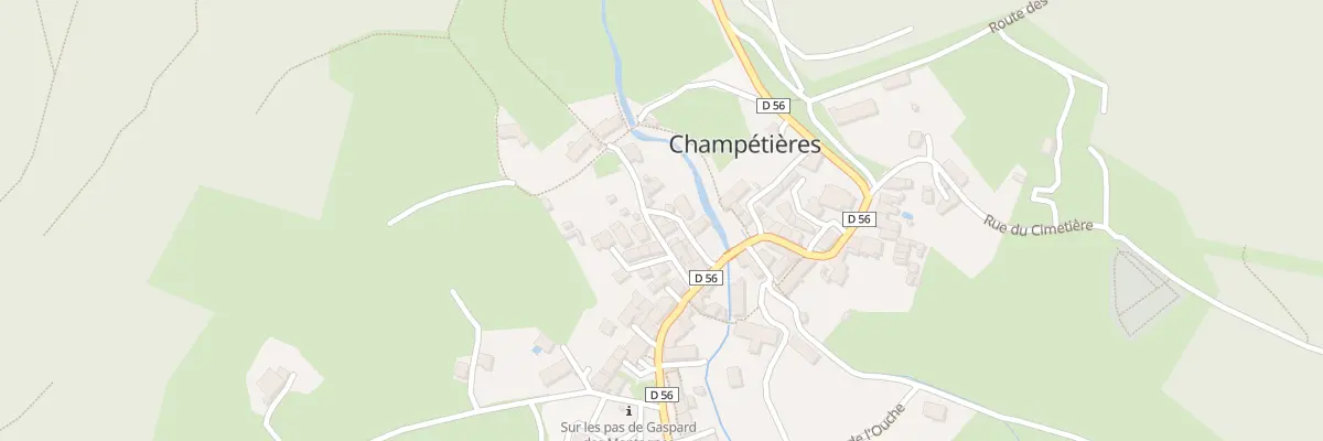 Plan du 5291 Le Bourg à Champétières