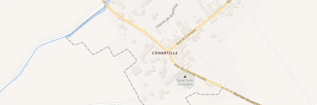 Plan du 1 Rue du Pont à Froidmont-Cohartille