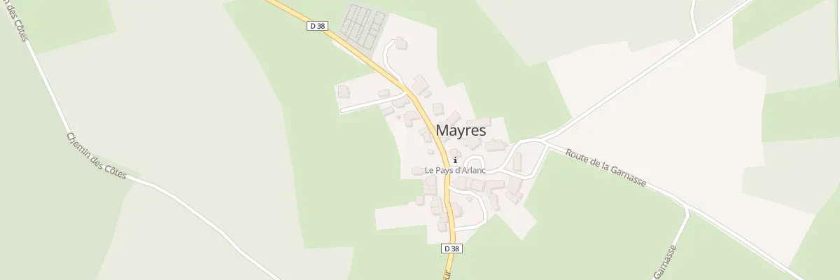 Plan du 5065 Le Bourg à Mayres