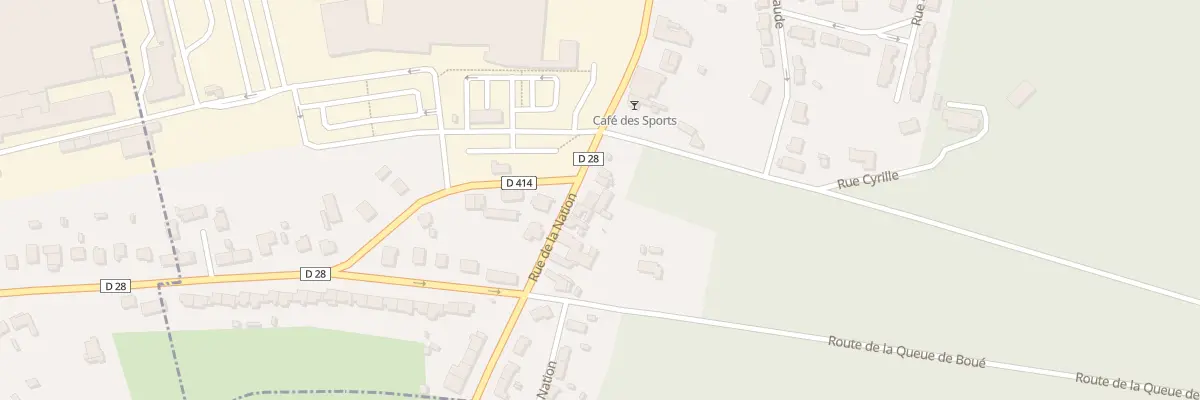Plan du 5 Rue de la Nation à Boué