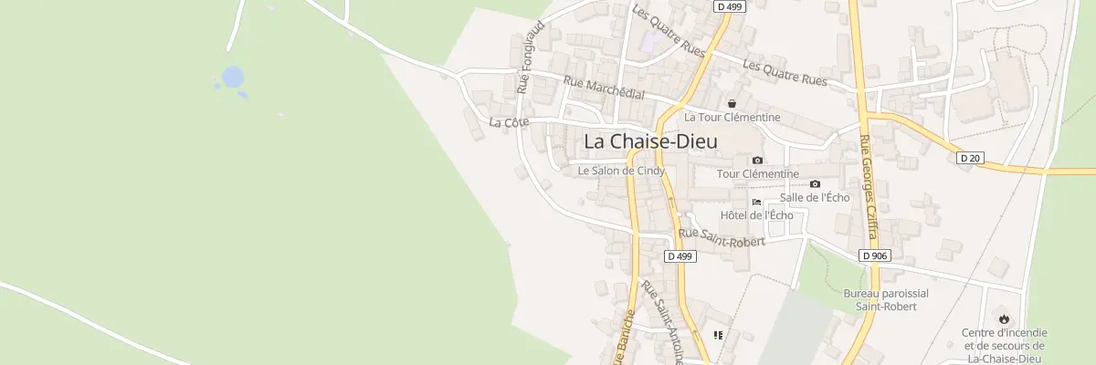 Plan du 5117 Rue des Fossés à La Chaise-Dieu