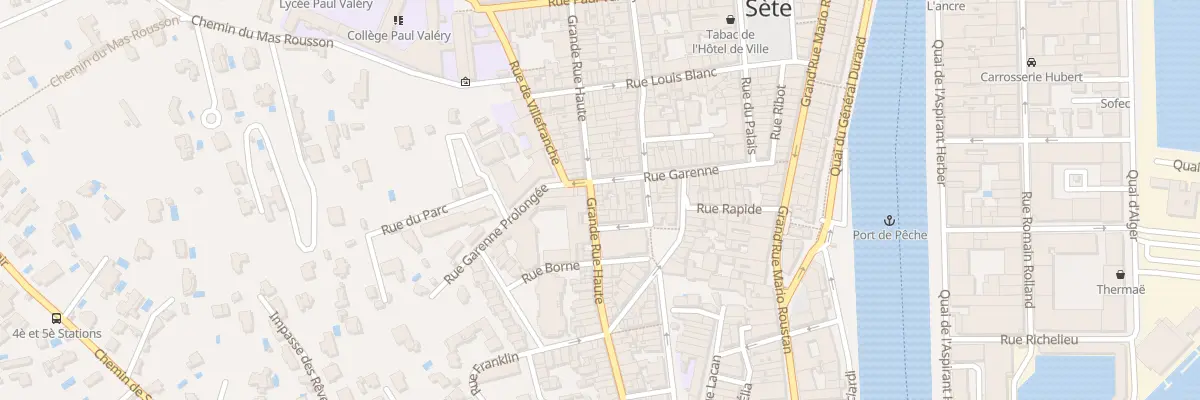 Plan du 47 Grande rue Haute à Sète