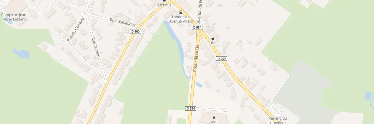 Plan du 6 Rte de Guise à Landrecies