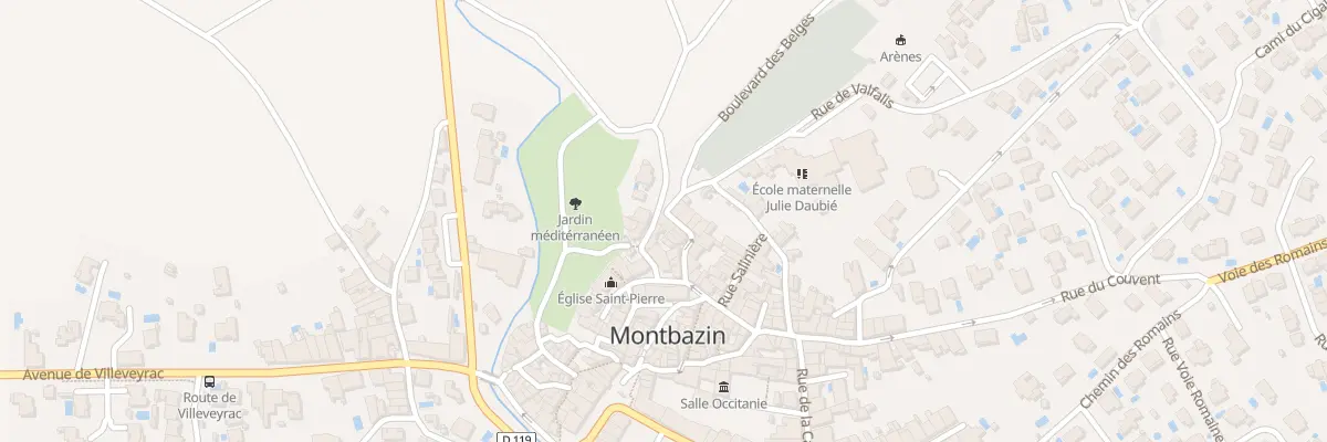Plan du 15 Rue du Peyrou à Montbazin