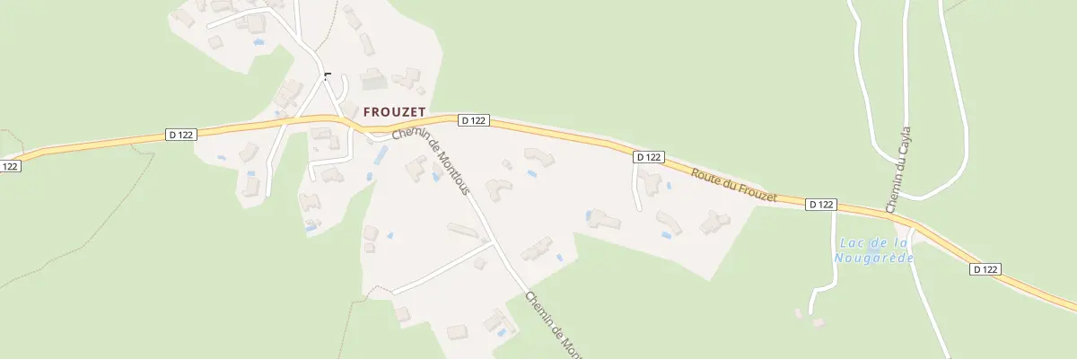Plan du 5301 Rte du Frouzet à Saint-Martin-de-Londres
