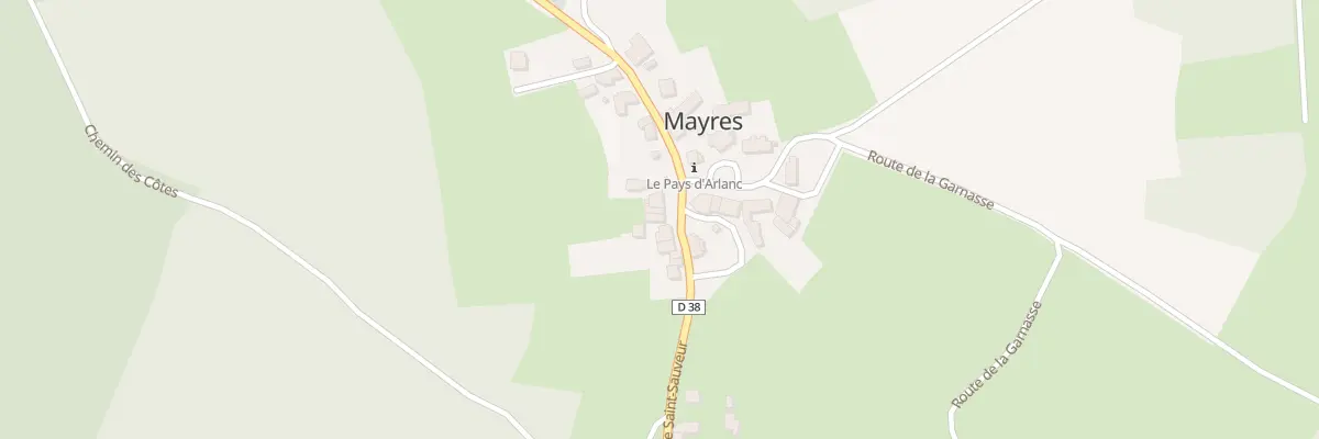 Plan du 5061 Le Bourg à Mayres