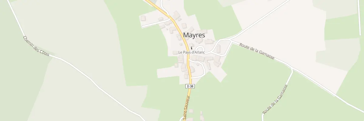 Plan du 5062 Le Bourg à Mayres