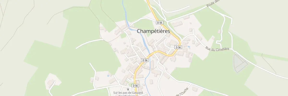 Plan du 5053 Le Bourg à Champétières