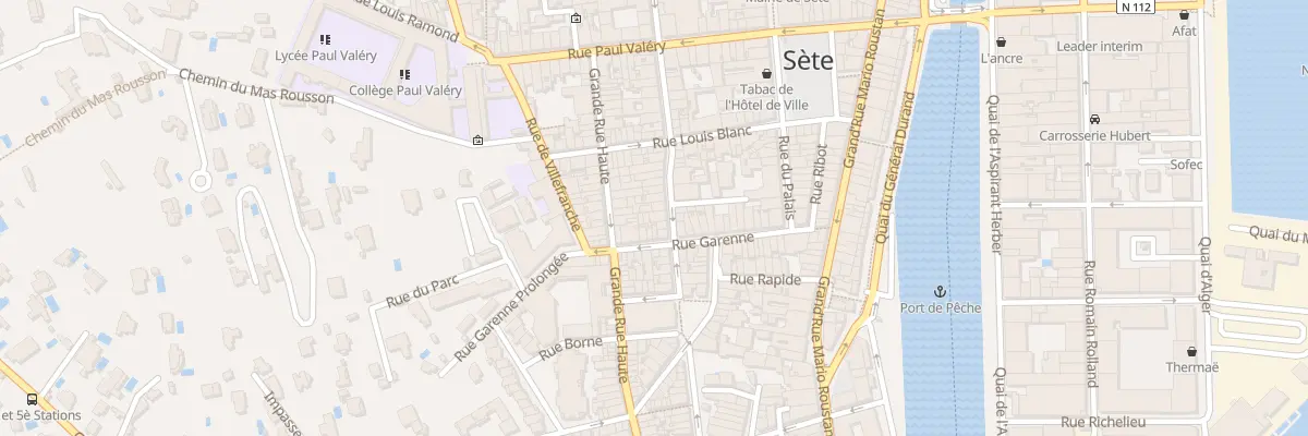 Plan du 38 Rue Pascal à Sète