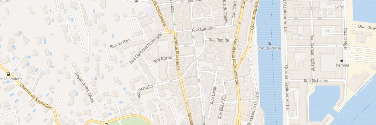 Plan du 24 Rue des Trois Journées à Sète