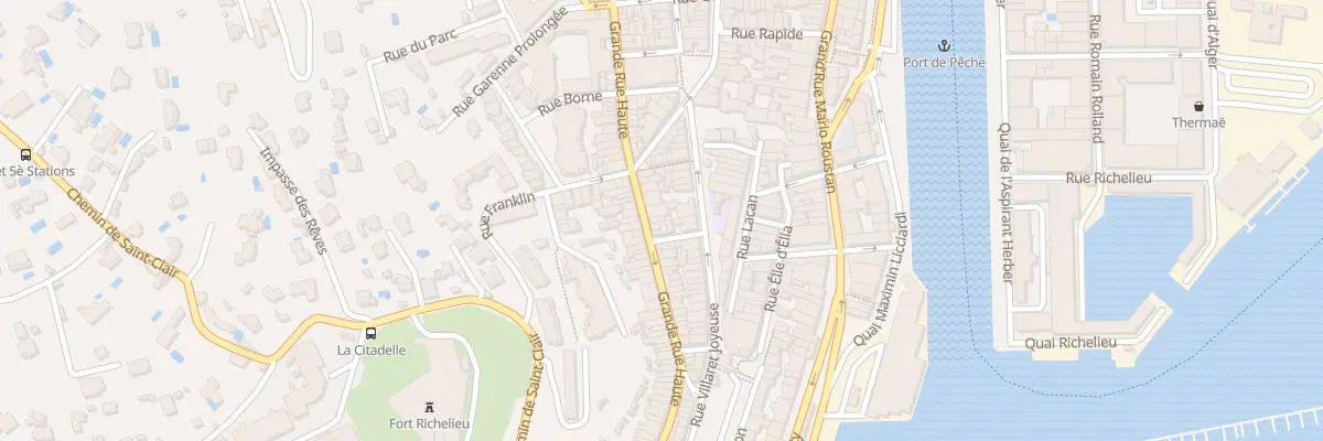 Plan du 81 Grande rue Haute à Sète