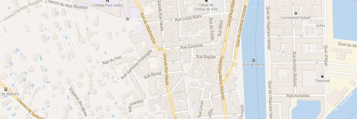 Plan du 50B Rue Pascal à Sète