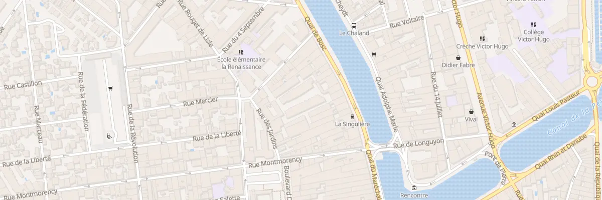 Plan du 39B Quai de Bosc à Sète