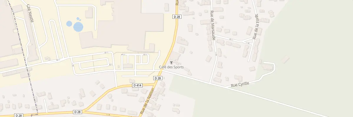 Plan du 47 Rue de la Gare à Boué