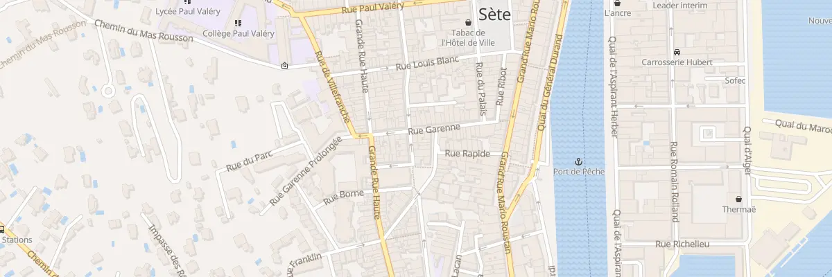 Plan du 27 Rue Pascal à Sète