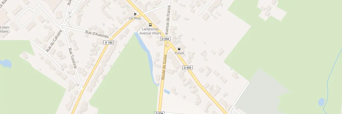 Plan du 1 Rue du Faubourg de France à Landrecies
