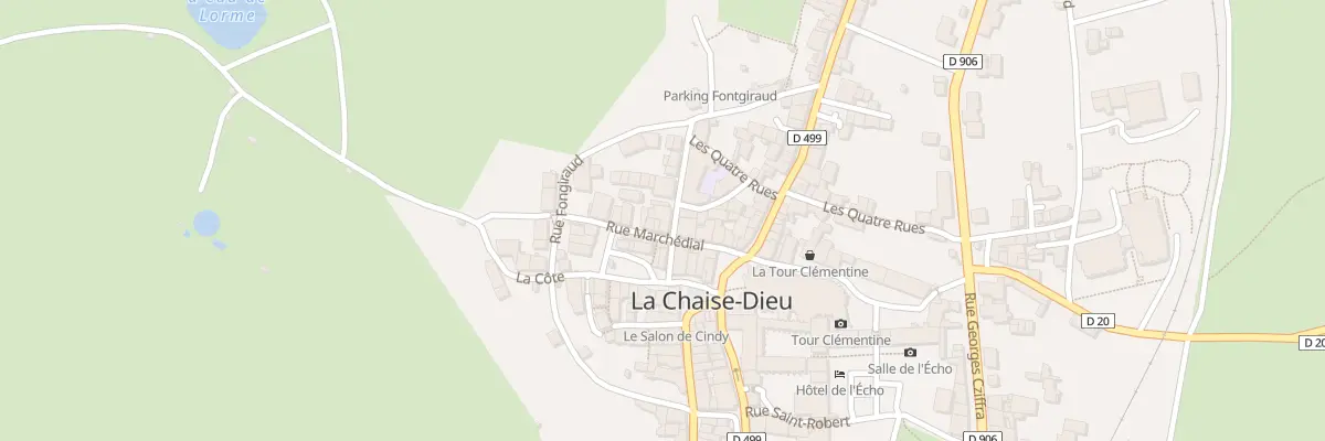 Plan du 3 Rue St Esprit à La Chaise-Dieu