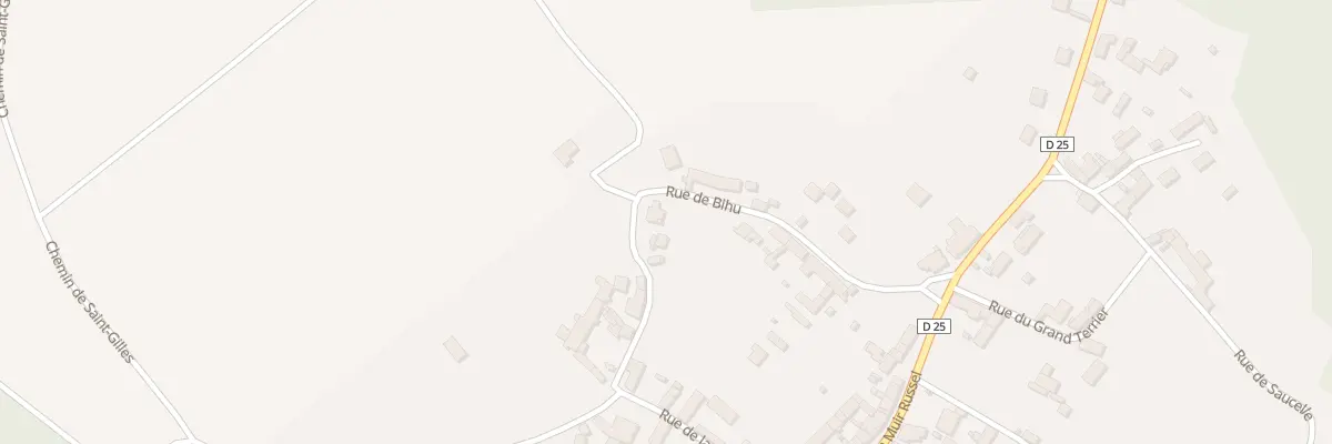 Plan du 13 Rue de Bihu à Courville