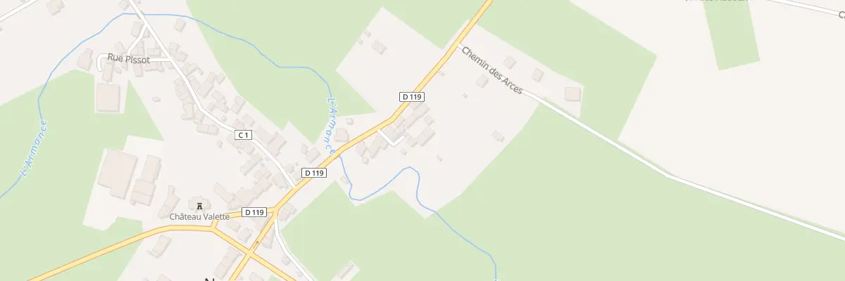 Plan du 4 Rue Guidoux à Nuars