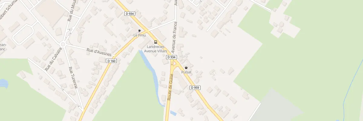 Plan du 4 Rue du Faubourg de France à Landrecies