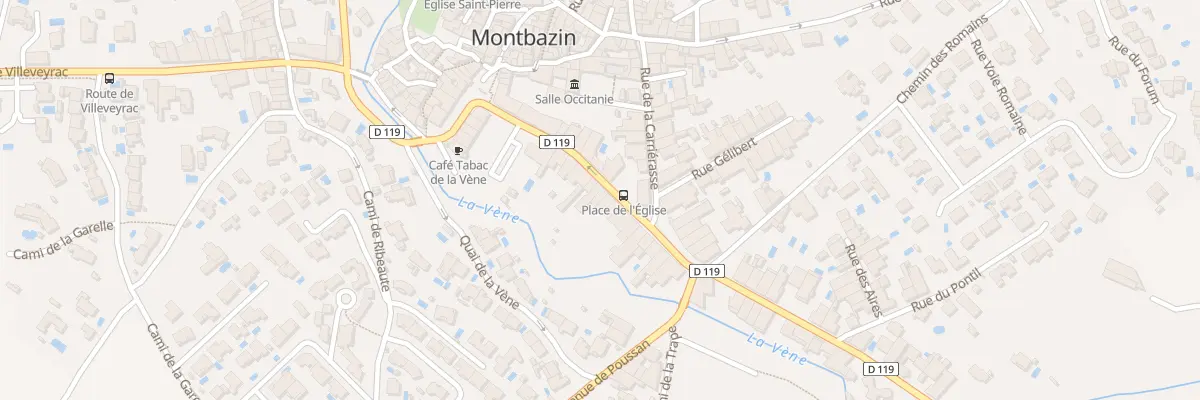 Plan du 7 Rue du Jeu de Ballons à Montbazin