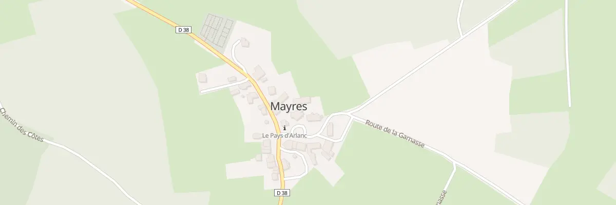 Plan du 5053 Le Bourg à Mayres