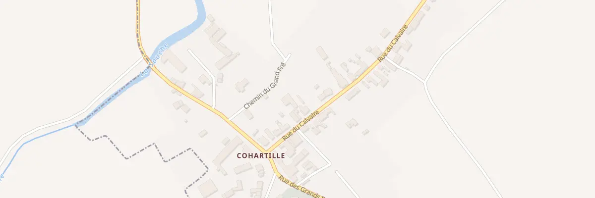 Plan du 9 Rue du Calvaire à Froidmont-Cohartille