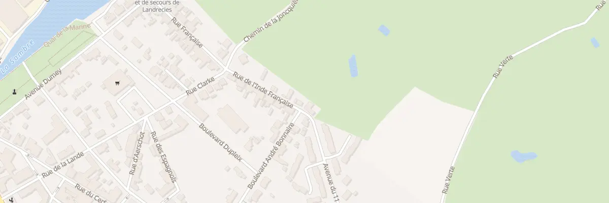 Plan du 17 Rue de l’Inde Francaise à Landrecies